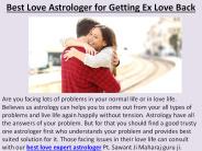Best Love Astrologer for Getting Ex Love Back