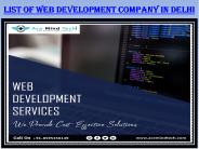 Website Development Company and Expert in Delhi NCR Consult