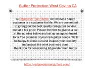 Rain Gutter Installation Alhambra CA