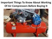 Explanation of how positive and dynamic displacement Air Compressor work