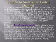 Twitch channel growth