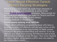 Twitch money earning