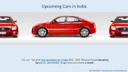 Upcoming Cars in India