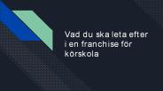 Trafikskola Stockholm