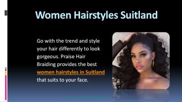 Women Hairstyles Suitland