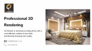 Professional 3D Rendering