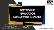Best Mobile Application Development in Sydney