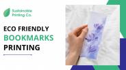 Eco Friendly Bookmarks Printing | Sustainable Printing
