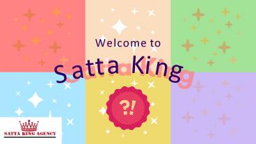 Sattaking Agency India's Best Online Satta Company