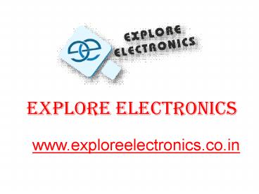 Led Flood Light manufacturers: Explore Electronics