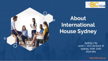 About International House Sydney