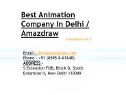 animation studio in delhi |Amazdraw | 8595861648