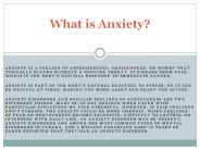 What is Anxiety