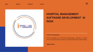 Hospital Management Software Development in India | Medical Healthcare App Development in India