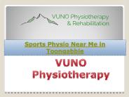 Sports Physio Near Me in Toongabbie