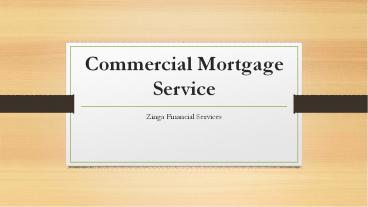 Commercial Mortgage