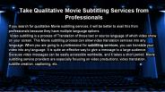 Visual subtitling
