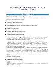 GIT TUTORIAL FOR BEGINNER