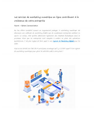 le marketing digital contribue à la croissance des entreprises | opales Communication