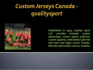 Custom Jerseys Canada - qualitysport
