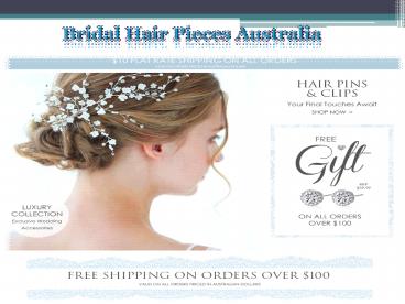 Bridal Hair Pieces Australia