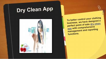 Dry Clean App