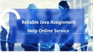Reliable Java Assignment Help Online Service
