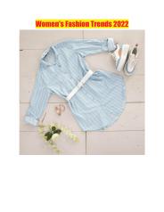 Women's Fashion Trends 2022