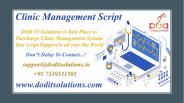 Clinic Management Script - Ready Made Clone Scripts