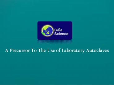 Laboratory Autoclaves Supplier