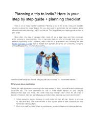 Holiday Packages in India