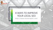 8 Ways to Improve Your Local SEO