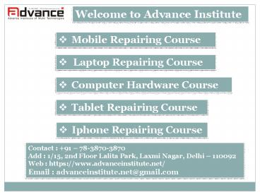 Join Printer Repairing Course in Delhi