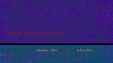 presentation player overlay