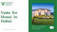 Vastu for Home in Dubai