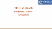 Dedicated Outdoor Air System