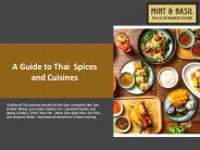 A Guide to Thai Spices and Cuisines