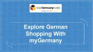 Explore German Shopping With myGermany