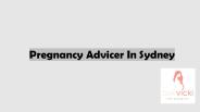 Pregnancy Advicer Sydney