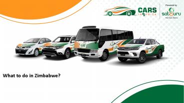 WHAT TO DO IN ZIMBABWE