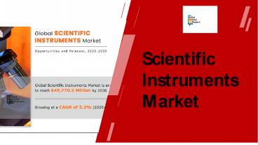 Scientific Instruments Market Growth