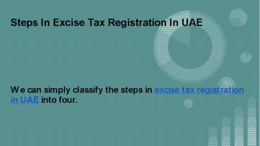 Steps In Excise Tax Registration In UAE