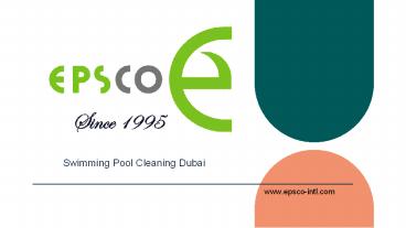 Swimming Pool Cleaning Dubai