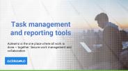 Task management and reporting tools