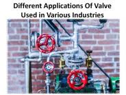 Explained Valve opening methods & few capacities