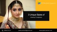 3 Unique Styles of Wedding Photography