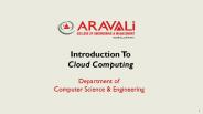 Introduction To  Cloud Computing