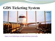 GDS Ticketing System