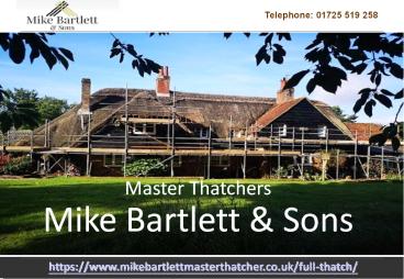Thatch roof repairs in Salisbury