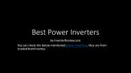 Best 12V Power Converters